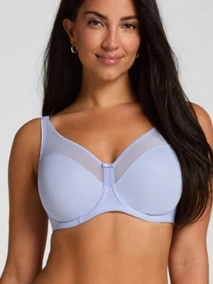 Hunkemöller Nieusztywniany biustonosz minimizer z fiszbinami Nina Fioletowy