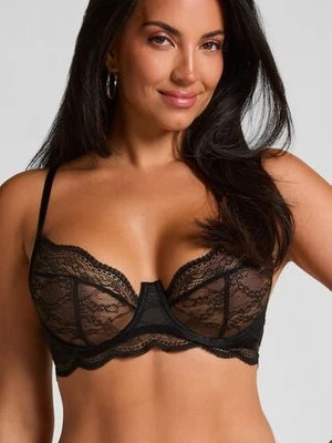 Hunkemöller Nieusztywniany biustonosz z fiszbinami Isabelle Czarny