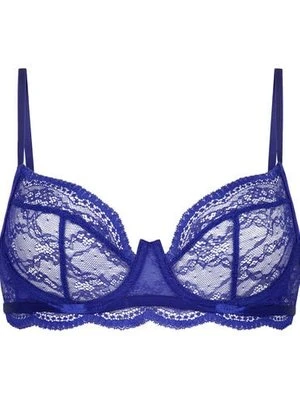 Hunkemöller Nieusztywniany biustonosz z fiszbinami Isabelle Niebieski