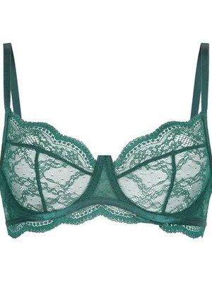 Hunkemöller Nieusztywniany biustonosz z fiszbinami Isabelle Zielony