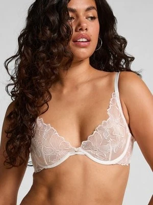 Hunkemöller Nieusztywniany biustonosz z fiszbinami Lauren Biały