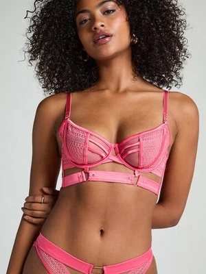 Hunkemöller Nieusztywniany biustonosz z fiszbinami Missy Różowy