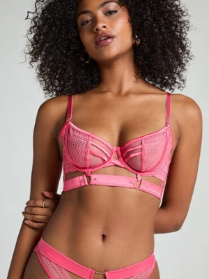 Hunkemöller Nieusztywniany biustonosz z fiszbinami Missy Różowy
