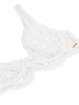 Hunkemöller Nieusztywniany biustonosz z fiszbinami Tiah Biały
