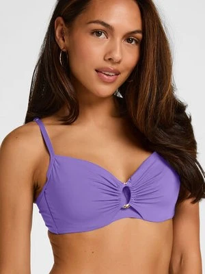 Hunkemöller Nieusztywniona góra od bikini z fiszbinami Luxe Fioletowy