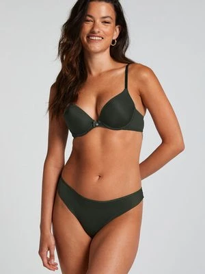 Zdjęcie produktu Hunkemöller Niewidoczne pod ubraniem stringi z koronkowym tyłem Zielony
