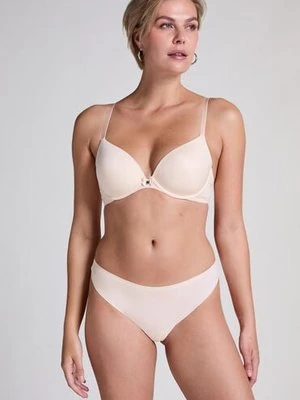 Hunkemöller Niewidzialne stringi basic Beżowy