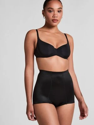 Hunkemöller Obcisłe modelujące majtki z wysokim stanem Czarny