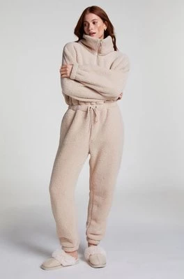 Hunkemöller Onesie fleece Beżowy