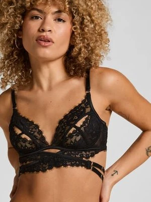 Hunkemöller Otwarty biustonosz bralette Anna Czarny