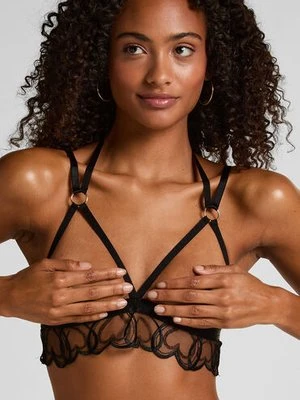 Hunkemöller Otwarty biustonosz bralette Olivia Czarny