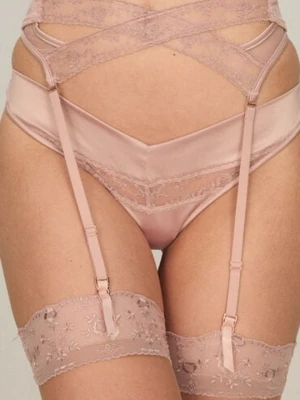 Hunkemöller Pas do pończoch Brigitte Różowy