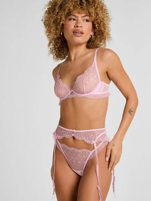 Hunkemöller Pas do pończoch Cordelie Różowy