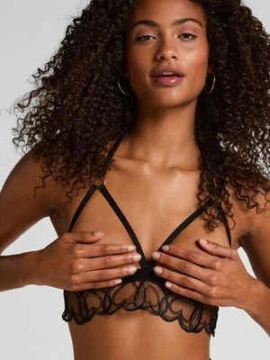 Hunkemöller Pas do pończoch Olivia Czarny