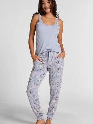 Hunkemöller Petite Dżersejowe spodnie Fioletowy
