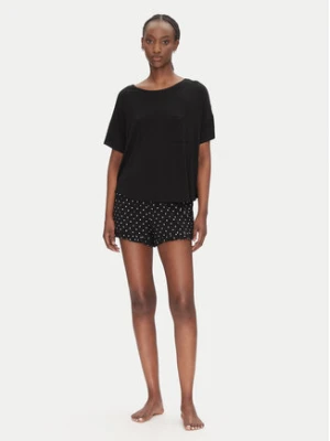 Hunkemöller Piżama 301485 Czarny Regular Fit