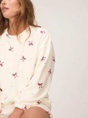 Hunkemöller Piżama z i polaru Biały