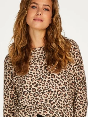 Hunkemöller Piżamowy top z dżerseju z długimi rękawami Beżowy