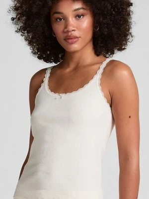 Hunkemöller Podkoszulek Pointelle Biały