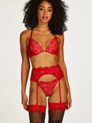 Hunkemöller Podwiązki Elissa Czerwony