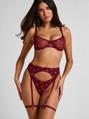 Hunkemöller Podwiązki Frida Czerwony