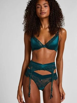 Hunkemöller Podwiązki Julia Zielony