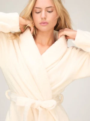 Hunkemöller Polarowy szlafrok Biały