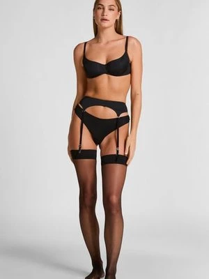 Hunkemöller Pończochy 15 Den Second Skin Czarny