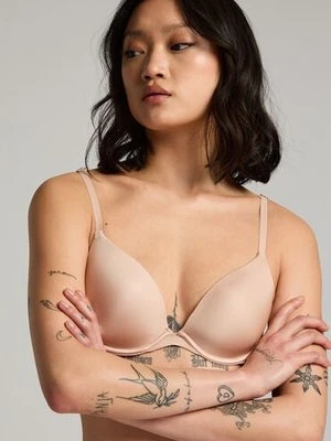 Hunkemöller Przezroczysty, usztywniany biustonosz z fiszbinami Multiway Beżowy