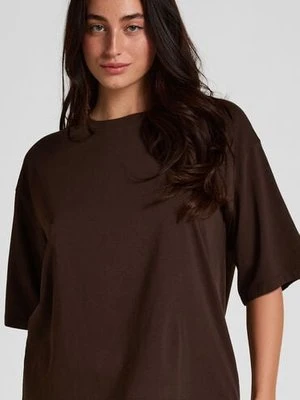 Hunkemöller Pyjama Top Loose Brązowy