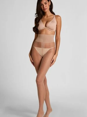 Hunkemöller Rajstopy 15 Den Second Skin Brązowy