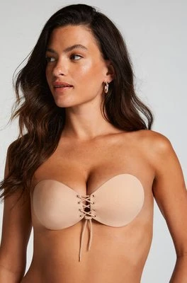 Hunkemöller Samoprzylepny biustonosz push-up Beżowy