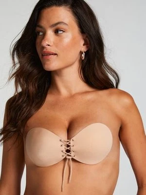 Hunkemöller Samoprzylepny biustonosz push-up Beżowy