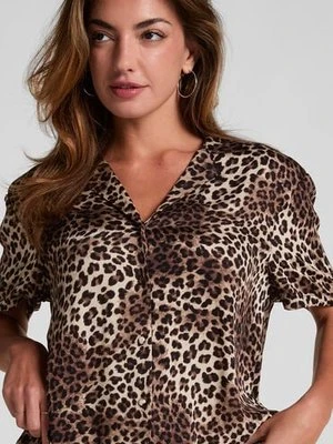 Hunkemöller Satynowa narzutka Czarny