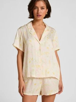 Hunkemöller Satynowe szorty Biały