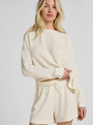 Hunkemöller Short Waffle Sloane Biały