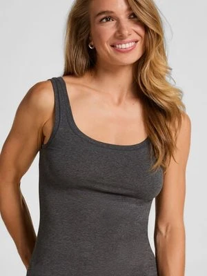 Hunkemöller Singlet Tank Top Bawełna Szary