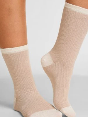 Hunkemöller Skarpetki modalne Crew Beżowy