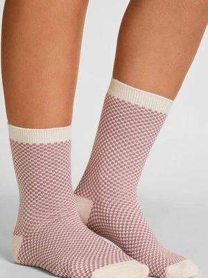 Hunkemöller Skarpetki modalne Crew Fioletowy