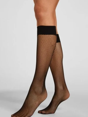 Hunkemöller Skarpetki Sheer Kabaretki Czarny