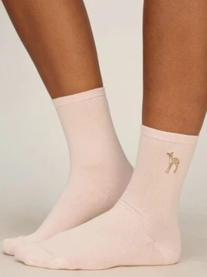 Hunkemöller Skarpety 3 Pair Cotton Różowy