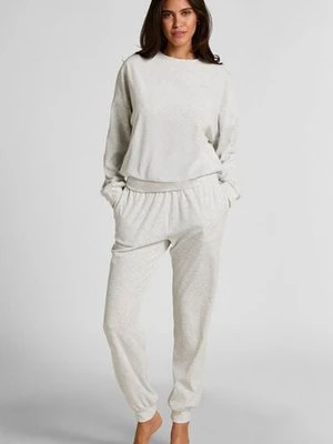 Hunkemöller Spodnie dresowe welurowe Szary