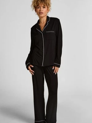 Hunkemöller Spodnie Essential z dżerseju Czarny