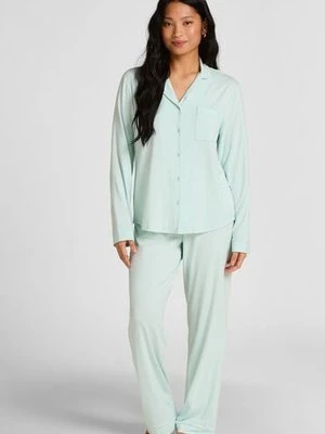 Hunkemöller Spodnie Essential z dżerseju Niebieski