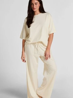 Hunkemöller Spodnie Piżamowe Loose Biały