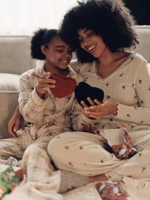 Hunkemöller Spodnie piżamowe Pointelle Biały