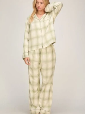 Hunkemöller Spodnie piżamowe Woven Zielony