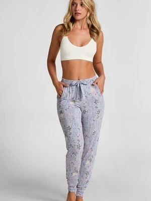 Hunkemöller Spodnie piżamowe z dżerseju Fioletowy