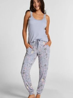 Hunkemöller Spodnie piżamowe z dżerseju Fioletowy