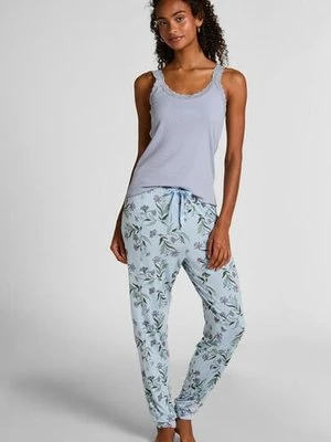 Hunkemöller Spodnie piżamowe z dżerseju Niebieski